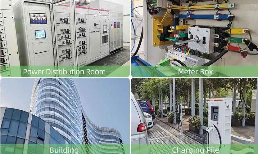4 channel dc energy meter application for charging pile building meter box