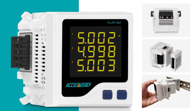 AcuDC240 Accuenergy DC Meter apperance