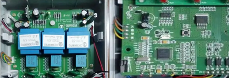 Voltage sampling circuit of three phase energy meter