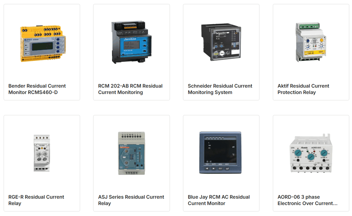 sell-best earth leakage current protection relay