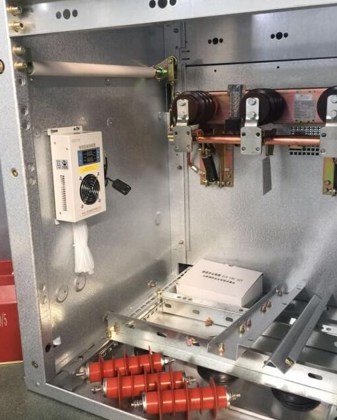 dehumidifier inside electrical cabinet