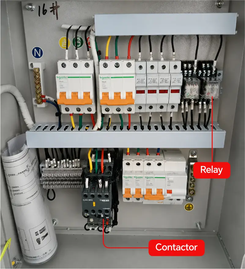 relay and contactor difference